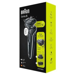 Braun Series 5 51-W1500s Golarka foliowa Przycinarka Czarny