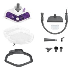 Polti Vaporetto SV440_Double Mop parowy 0,3 l 1500 W Fioletowy, Biały