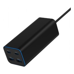 Gembird TA-UC-2A2C-PD100-01-BK ładowarka do urządzeń przenośnych Laptop, Smartfon Czarny Prąd przemienny Szybkie ładowanie