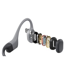 Słuchawki bezprzewodowe kostne Shokz OpenSwim Pro Grey