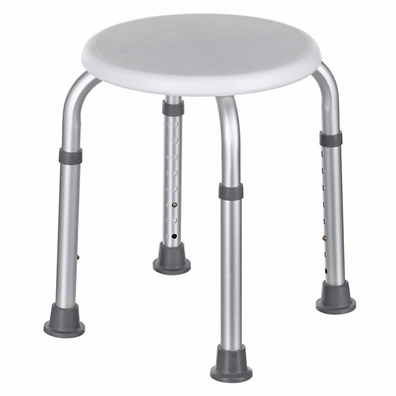 Taboret prysznicowy okrągły aluminiowy Taboret prysznicowy okrągły aluminiowy