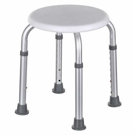 Taboret prysznicowy okrągły aluminiowy