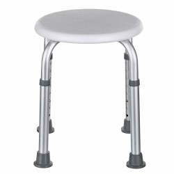 Taboret prysznicowy okrągły aluminiowy