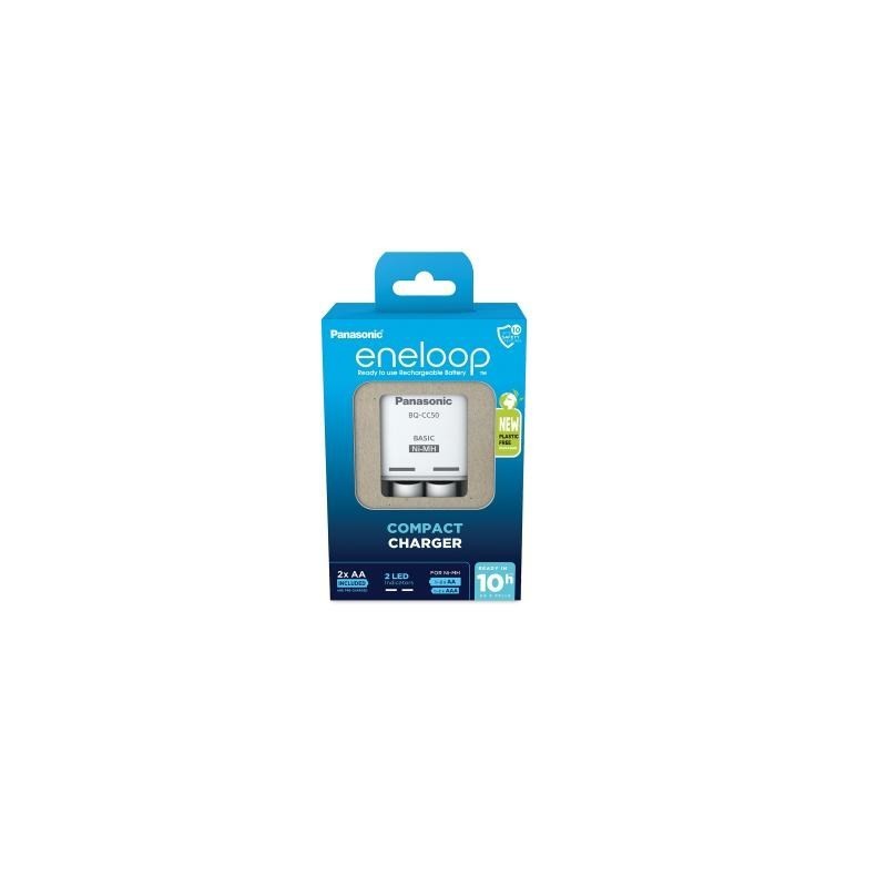 ŁADOWARKA PANASONIC COMPACT + 2x AA ENELOOP 2000 mAh ŁADOWARKA PANASONIC COMPACT + 2x AA ENELOOP 2000 mAh