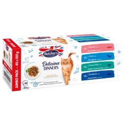 Butcher's Delicious Dinner Jumbo Pack ryba 40x100g
