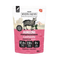 Wiejska Zagroda Jagnięcina monobiałkowa karma mokra dla psa 500g