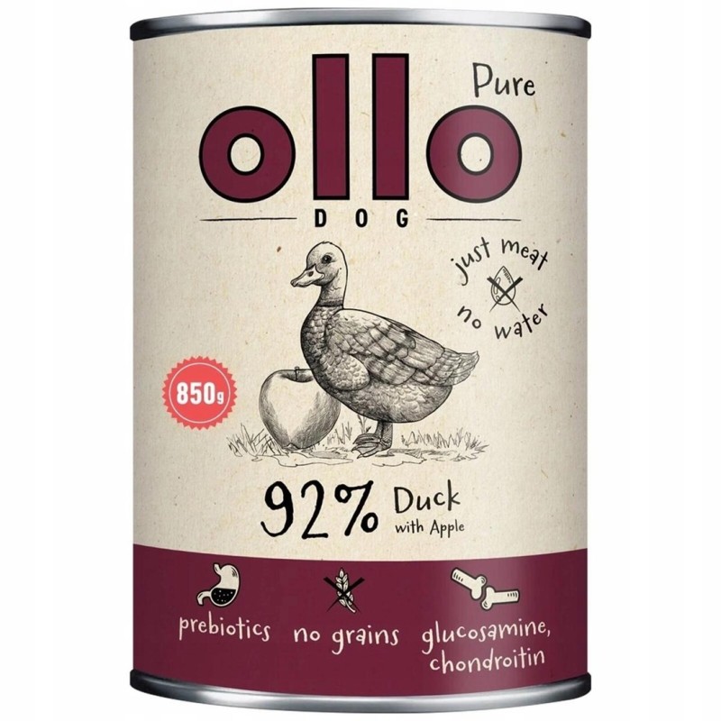 Ollo Pure Kaczka z Jabłkiem 850g Ollo Pure Kaczka z Jabłkiem 850g