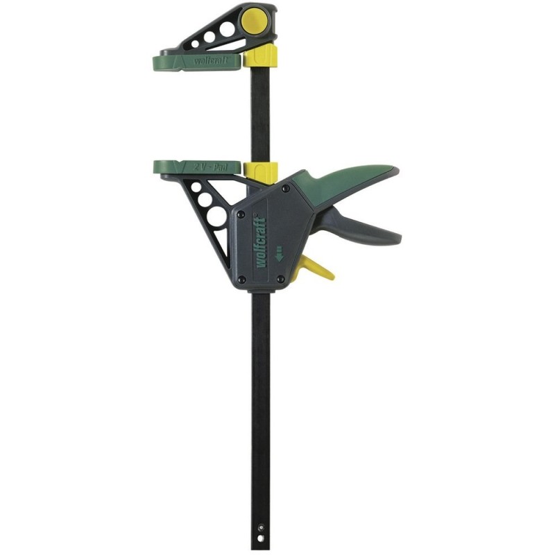wolfcraft GmbH 3034000 klamra Zacisk stolarski Czarny, Zielony, Żółty