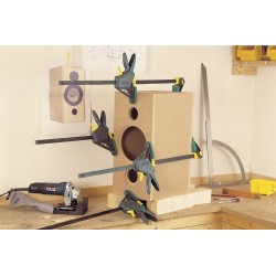 wolfcraft GmbH 3034000 klamra Zacisk stolarski Czarny, Zielony, Żółty