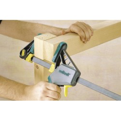 wolfcraft GmbH 3034000 klamra Zacisk stolarski Czarny, Zielony, Żółty
