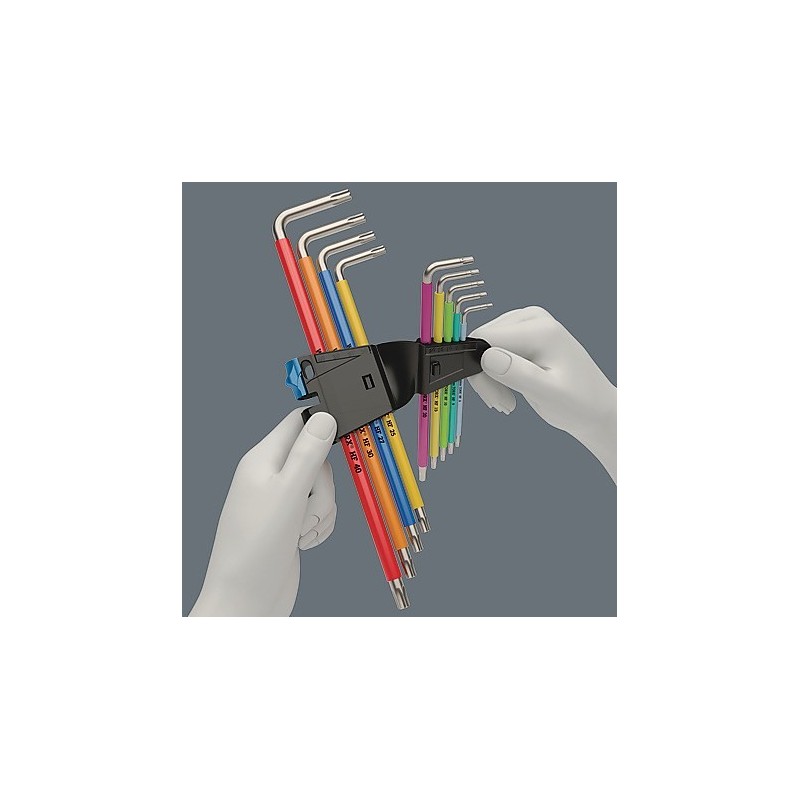 Zestaw kluczy trzpieniowych Torx 3967/9 TX SXL Multicolour Zestaw kluczy trzpieniowych Torx 3967/9 TX SXL Multicolour