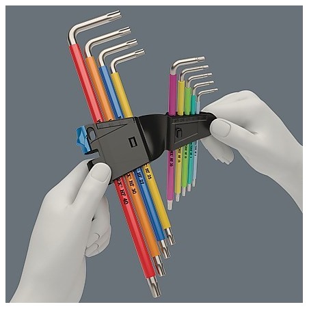 Zestaw kluczy trzpieniowych Torx 3967/9 TX SXL Multicolour