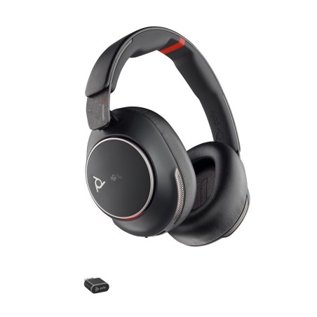 POLY Zestaw słuchawkowy Voyager Surround 85 UC z certyfikatem Microsoft Teams USB-C + przejściówka USB-C/A + podstawka ładująca