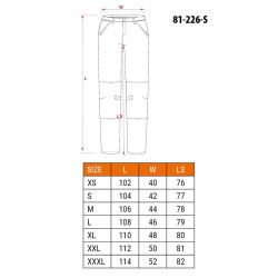 NEO tools 81-226-S spodnie ochronne