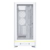 Obudowa PC Montech HS01, Midi-Tower, ATX, aRGB, Szkło Hartowane - biała