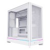 Obudowa PC Montech HS01, Midi-Tower, ATX, aRGB, Szkło Hartowane - biała