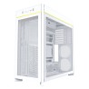 Obudowa PC Montech HS01, Midi-Tower, ATX, aRGB, Szkło Hartowane - biała
