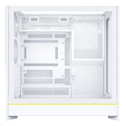 Obudowa PC Montech HS01, Midi-Tower, ATX, aRGB, Szkło Hartowane - biała