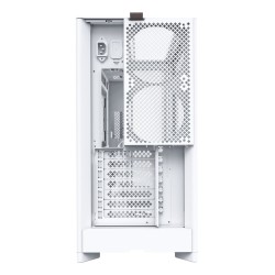 Obudowa PC Montech HS01, Midi-Tower, ATX, aRGB, Szkło Hartowane - biała