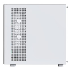 Drewniana obudowa PC Montech XR, Midi-Tower, ATX, ARGB, Szkło hartowane - biała
