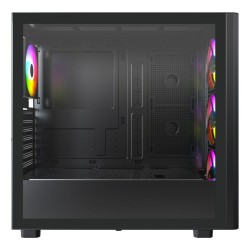 Drewniana obudowa PC Montech XR, Midi-Tower, ATX, ARGB, szkło hartowane