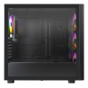 Drewniana obudowa PC Montech XR, Midi-Tower, ATX, ARGB, szkło hartowane