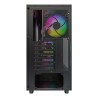 Drewniana obudowa PC Montech XR, Midi-Tower, ATX, ARGB, szkło hartowane