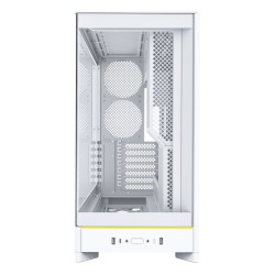 Obudowa PC Montech HS02, Midi-Tower, ATX, Szkło hartowane, ARGB - biała