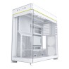 Obudowa PC Montech HS02, Midi-Tower, ATX, Szkło hartowane, ARGB - biała