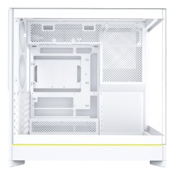 Obudowa PC Montech HS02, Midi-Tower, ATX, Szkło hartowane, ARGB - biała