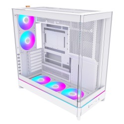 Obudowa PC Montech HS02 PRO, Midi-Tower, ATX, Szkło hartowane, ARGB - biała