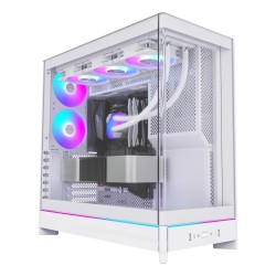 Obudowa PC Montech HS02 PRO, Midi-Tower, ATX, Szkło hartowane, ARGB - biała