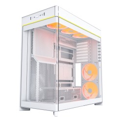 Obudowa PC Montech HS02 PRO, Midi-Tower, ATX, Szkło hartowane, ARGB - biała