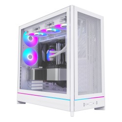 Obudowa PC Montech HS01 PRO, Midi-Tower, ATX, aRGB, Szkło Hartowane - biała