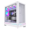 Obudowa PC Montech HS01 PRO, Midi-Tower, ATX, aRGB, Szkło Hartowane - biała