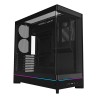 Obudowa PC Montech HS02, Midi-Tower, ATX, Szkło hartowane, ARGB