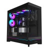 Obudowa PC Montech HS02 PRO, Midi-Tower, ATX, Szkło hartowane, ARGB