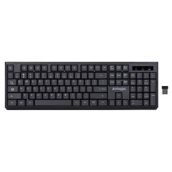 Activejet K-3911W Klawiatura bezprzewodowa, zasilanie baterią 1x 1,5V AAA, czarna