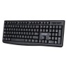 Activejet K-3803SW Klawiatura bezprzewodowa zasilanie baterią 1x 1,5V AAA czarna Activejet K-3803SW Klawiatura bezprzewodowa zasilanie baterią 1x 1,5V AAA czarna