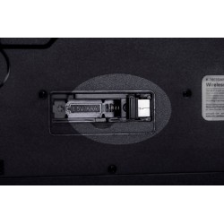 Activejet K-3803SW Klawiatura bezprzewodowa zasilanie baterią 1x 1,5V AAA czarna