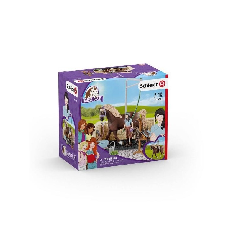 Schleich 42438 Myjnia dla koni Emily i Luna Horse Club