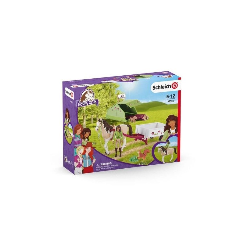 Schleich 42533 Przygoda Sary na kampingu Horse Club