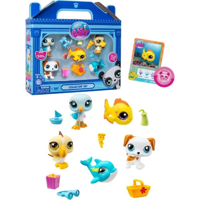 Littlest Pet Shop Zestaw Plaża z 5 figurkami 00517