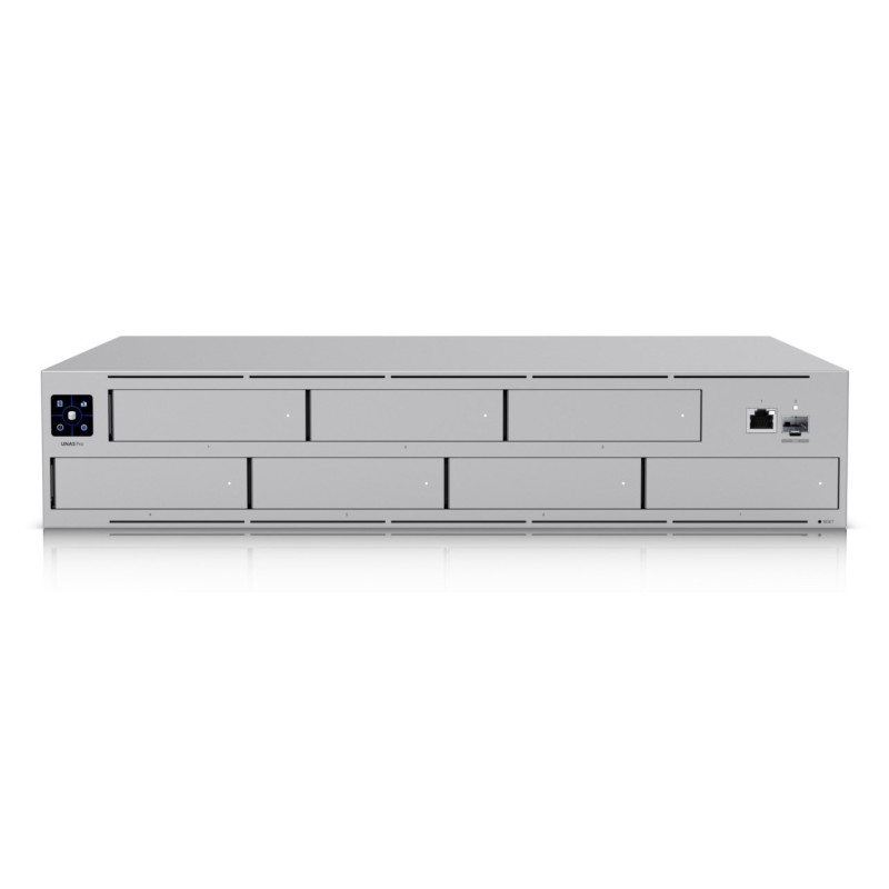 Ubiquiti UNAS-Pro | Serwer NAS | 2U, 7x HDD, 1x SFP+, 1x GbE RJ45 Ubiquiti UNAS-Pro | Serwer NAS | 2U, 7x HDD, 1x SFP+, 1x GbE RJ45