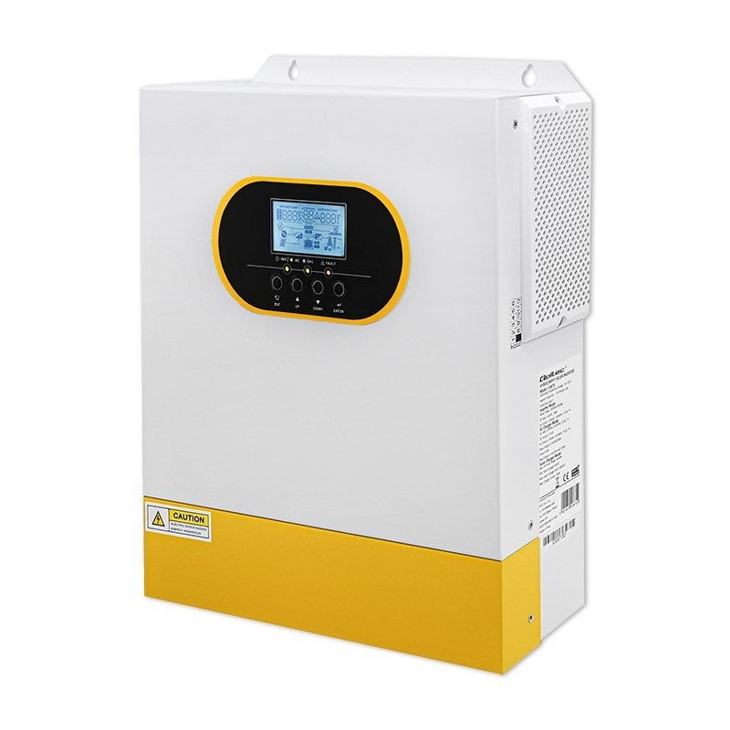 Qoltec Hybrydowy inwerter solarny Off-Grid 3.5kVA| 3.5kW | 100A | MPPT | LCD | BMS | Sinus