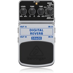 Behringer DR600 pedał z efektami Pedał ekspresji Czarny, Srebrny