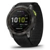 Zegarek sportowy Garmin Enduro 2 Solar 35mm Black Carbon Gray DLC Ti Ultrafit Band Szary