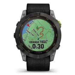 Zegarek sportowy Garmin Enduro 2 Solar 35mm Black Carbon Gray DLC Ti Ultrafit Band Szary
