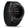 Zegarek sportowy Garmin Enduro 2 Solar 35mm Black Carbon Gray DLC Ti Ultrafit Band Szary