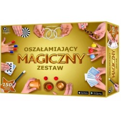 Oszałamiający magiczny zestaw 150 sztuczek złota edycja CARTAMUNDI